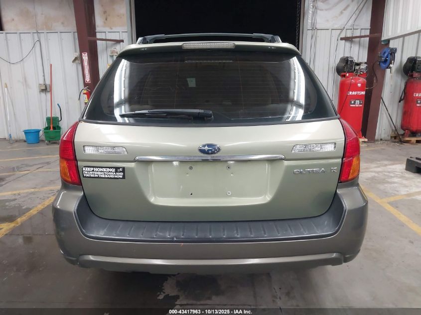 2006 Subaru Outback 2.5I VIN: 4S4BP61C867344400 Lot: 43417963