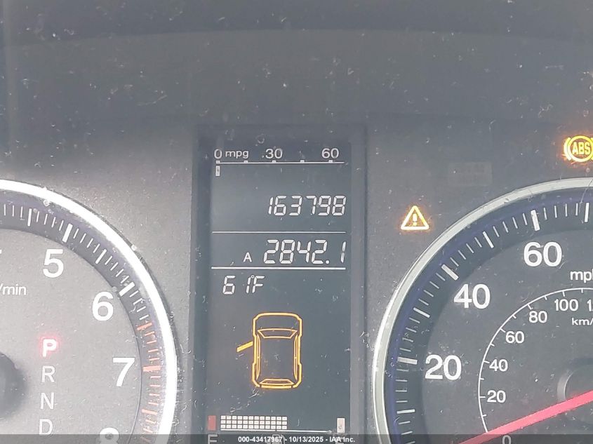 2008 Honda Cr-V Ex-L VIN: JHLRE48798C077724 Lot: 43417967