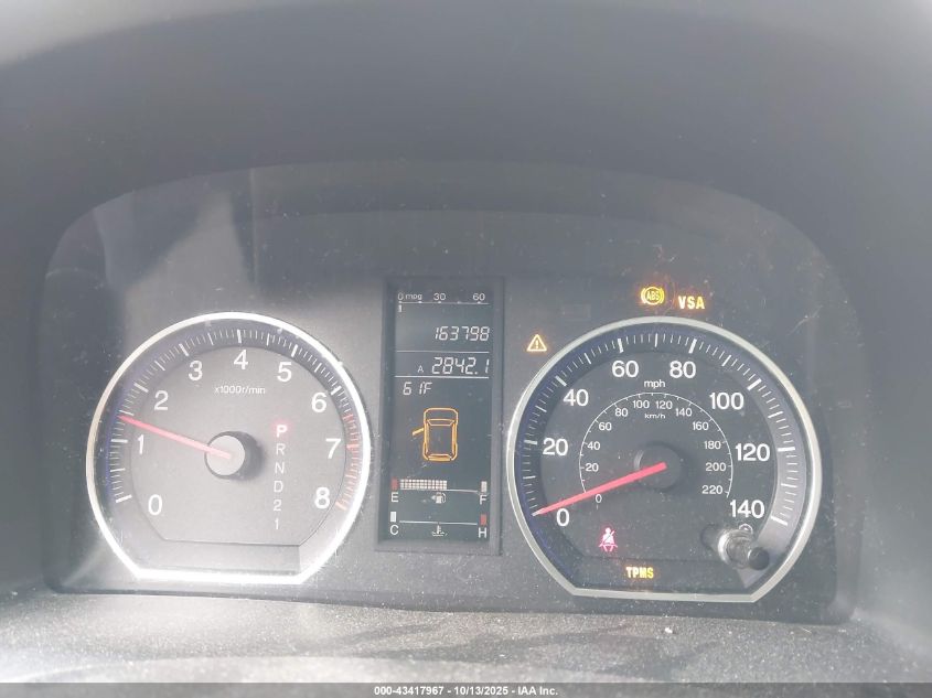 2008 Honda Cr-V Ex-L VIN: JHLRE48798C077724 Lot: 43417967