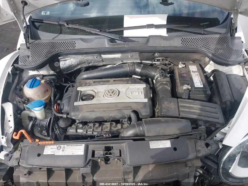 2012 Volkswagen Beetle 2.0T Turbo VIN: 3VWVA7AT2CM643968 Lot: 43418007