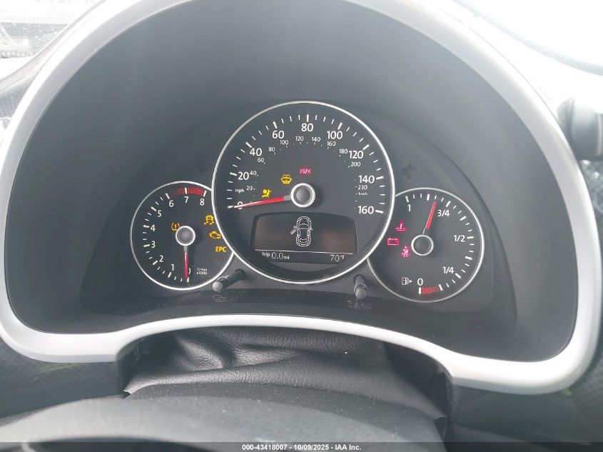 2012 Volkswagen Beetle 2.0T Turbo VIN: 3VWVA7AT2CM643968 Lot: 43418007