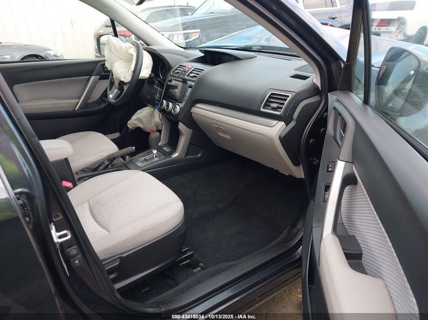 2018 Subaru Forester 2.5 2.5i Premium Grey Lot 111043418034 Vin JF2SJAEC0JH435460