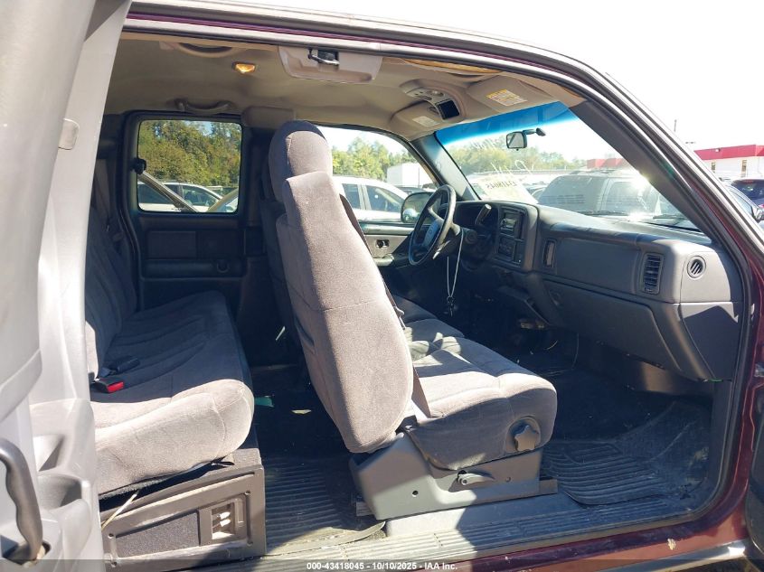 2002 Chevrolet Silverado 1500 Ls VIN: 2GCEK19T821402035 Lot: 43418045