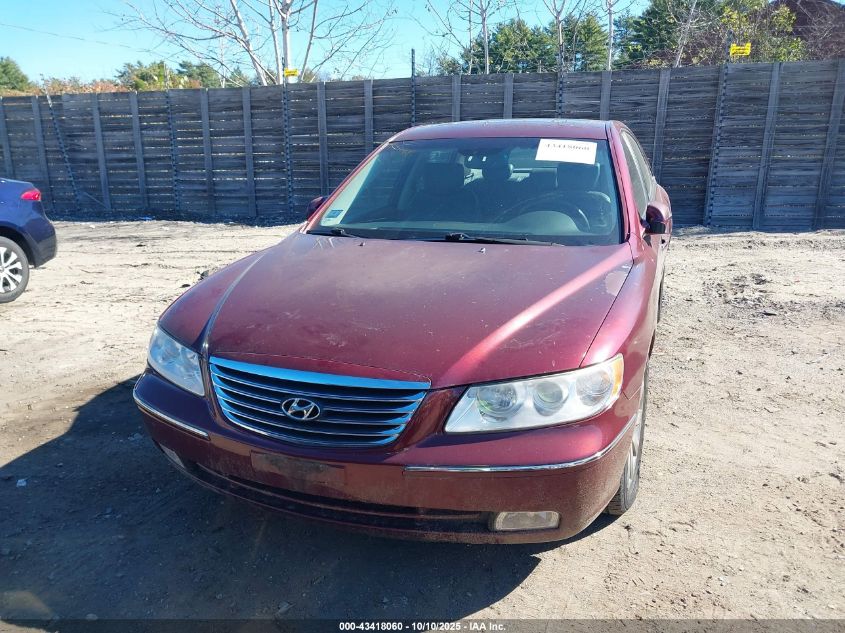 2009 Hyundai Azera Limited VIN: KMHFC46F69A371526 Lot: 43418060