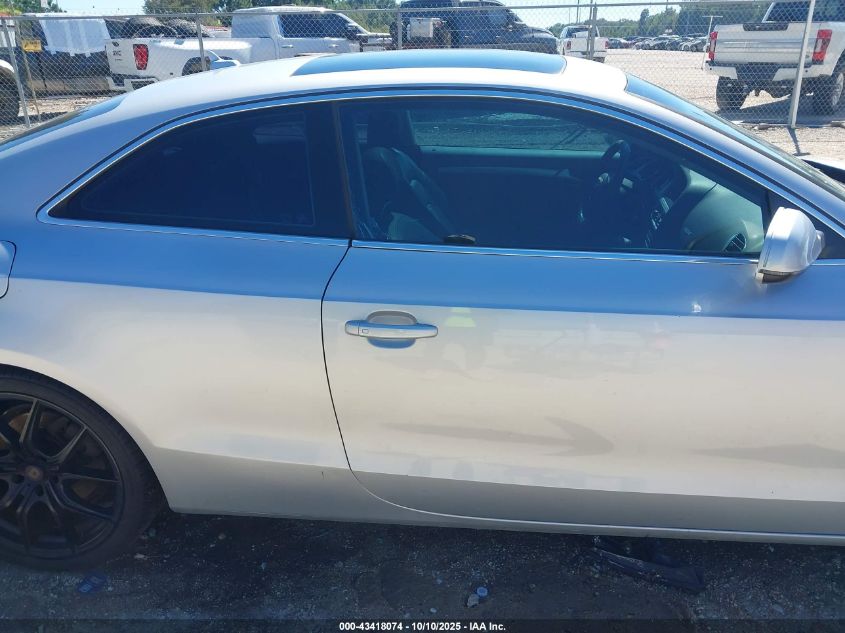 2012 Audi A5 2.0T Premium VIN: WAULFAFR5CA020991 Lot: 43418074