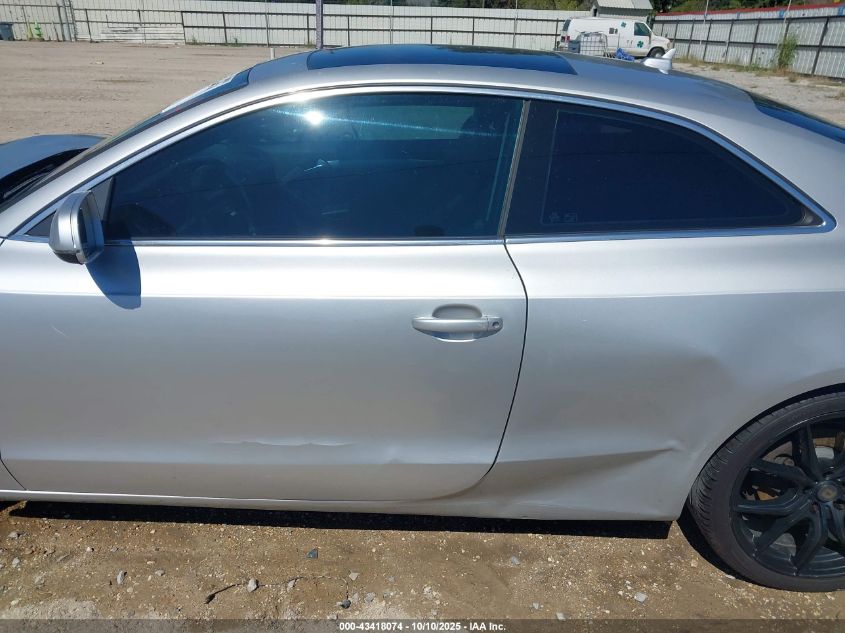 2012 Audi A5 2.0T Premium VIN: WAULFAFR5CA020991 Lot: 43418074