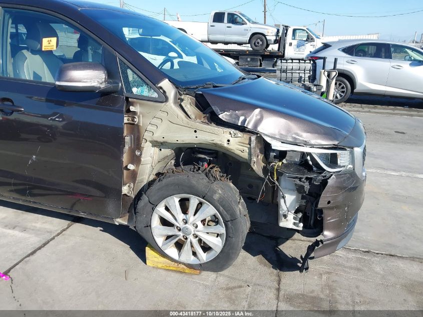 2016 Kia Sedona Lx VIN: KNDMB5C11G6208652 Lot: 43418177