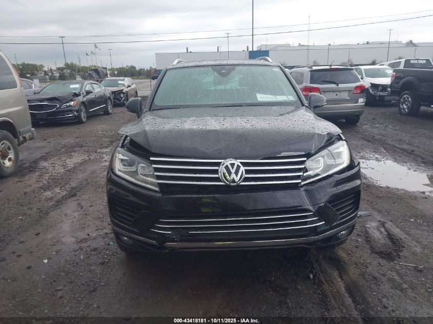 2017 Volkswagen Touareg V6 Wolfsburg Edition VIN: WVGRF7BP7HD004362 Lot: 43418181