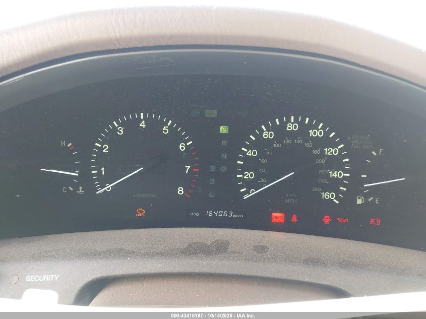 1995 Lexus Ls 400 VIN: JT8UF22E6S0009260 Lot: 43418187