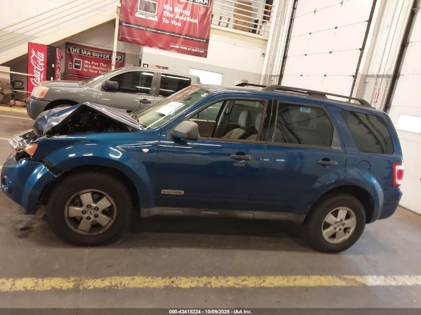 2008 Ford Escape Xlt VIN: 1FMCU03178KA72427 Lot: 43418224