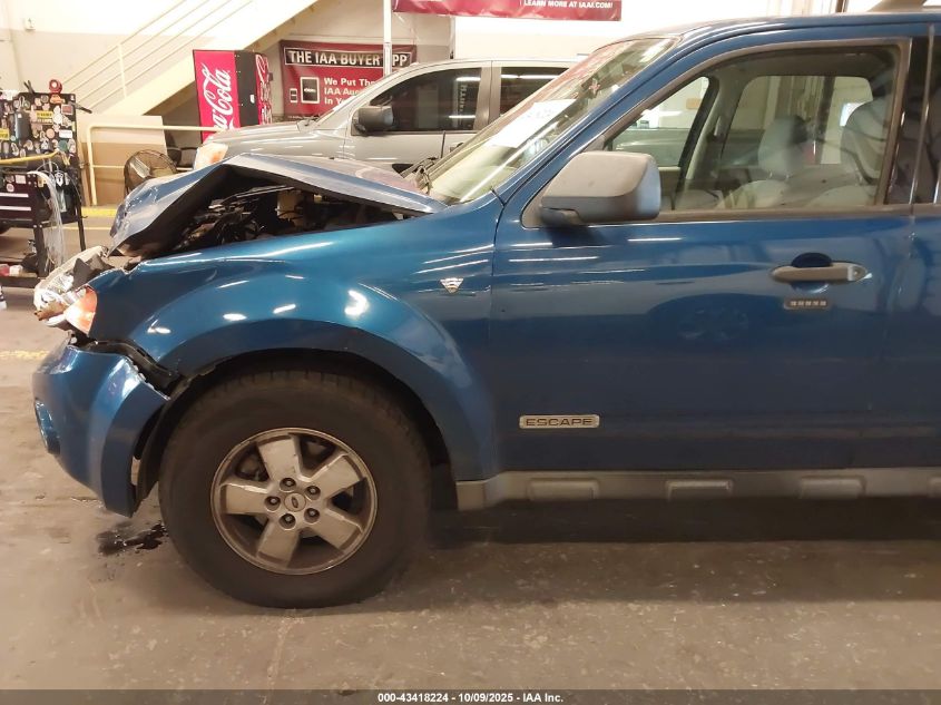 2008 Ford Escape Xlt VIN: 1FMCU03178KA72427 Lot: 43418224