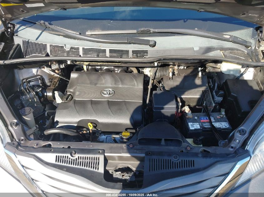 2012 Toyota Sienna Xle 7 Passenger VIN: 5TDDK3DC5CS035457 Lot: 43418255