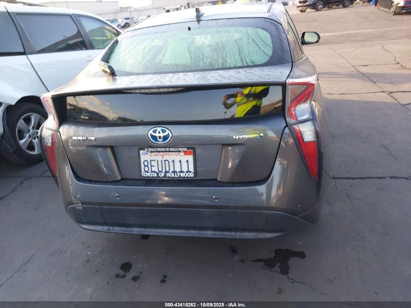 2018 Toyota Prius Two VIN: JTDKBRFU9J3585260 Lot: 43418262