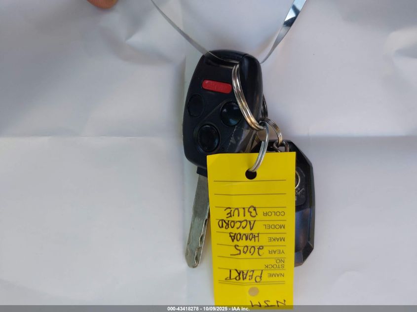 2005 Honda Accord 2.4 Ex VIN: 1HGCM56815A094288 Lot: 43418278