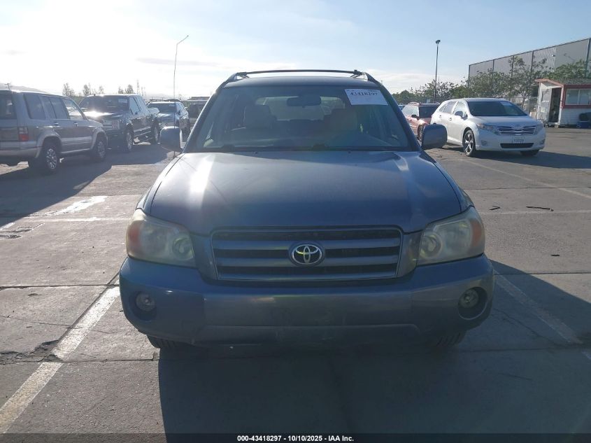 2004 Toyota Highlander V6 VIN: JTEEP21A040029441 Lot: 43418297
