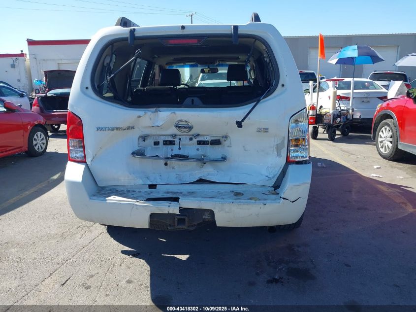 2008 Nissan Pathfinder Se VIN: 5N1AR18B38C628842 Lot: 43418302