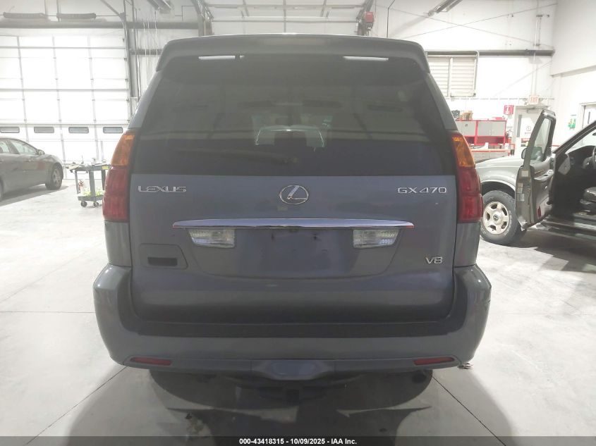 2005 Lexus Gx 470 VIN: JTJBT20X650094835 Lot: 43418315