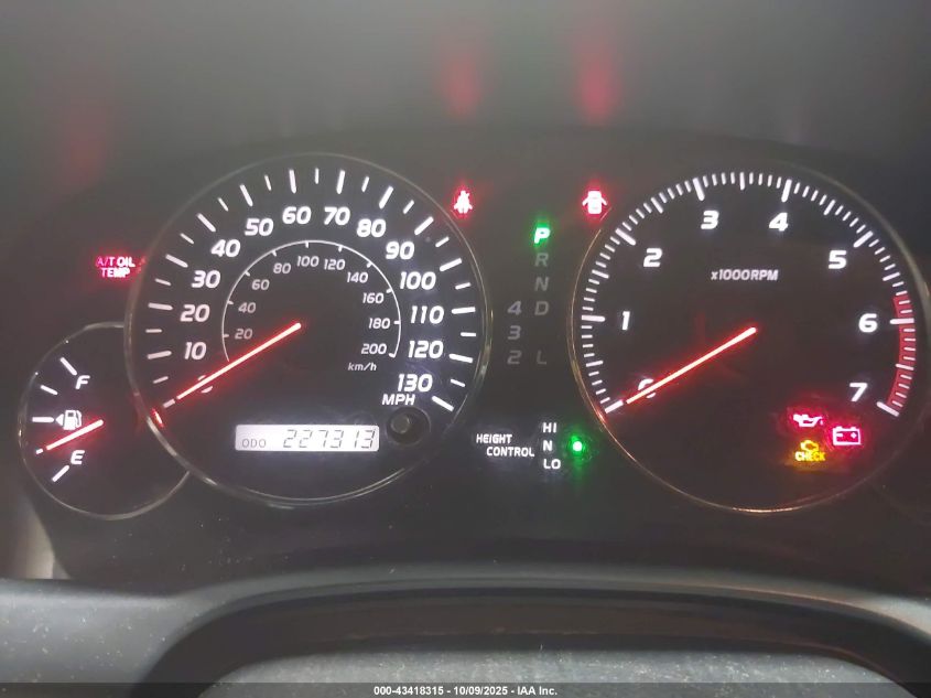 2005 Lexus Gx 470 VIN: JTJBT20X650094835 Lot: 43418315