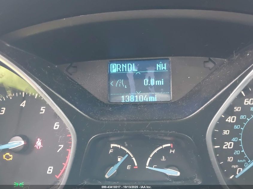 2012 Ford Focus Se VIN: 1FAHP3F25CL217139 Lot: 43418317