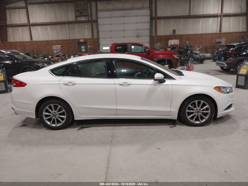2017 Ford Fusion Se VIN: 3FA6P0H77HR141494 Lot: 43418324