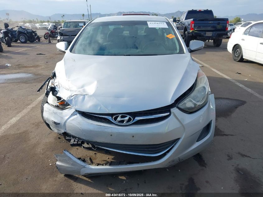 2013 Hyundai Elantra Gls VIN: 5NPDH4AE6DH320122 Lot: 43418372