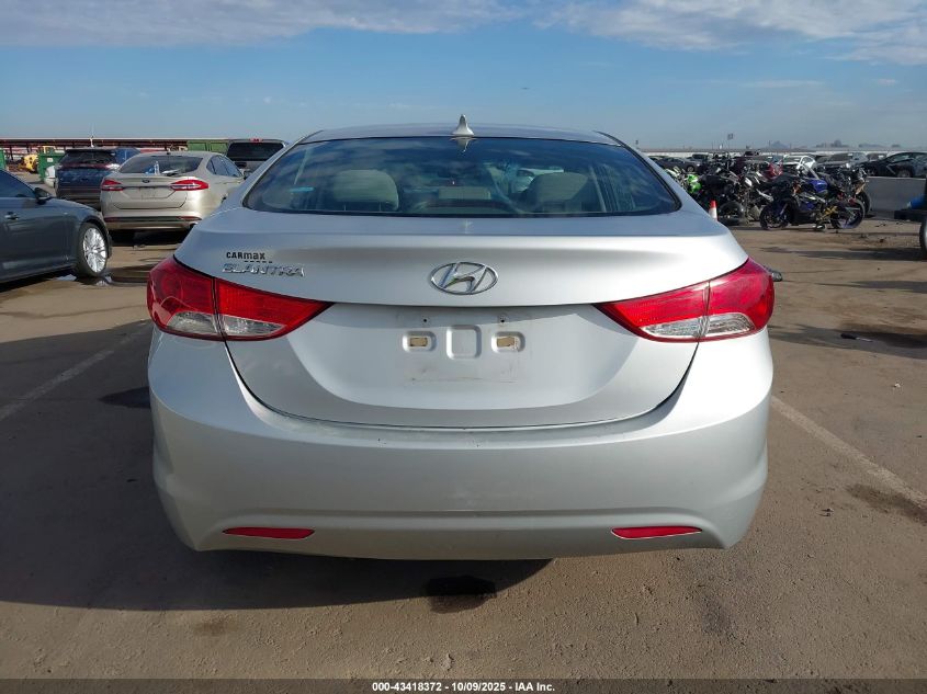 2013 Hyundai Elantra Gls VIN: 5NPDH4AE6DH320122 Lot: 43418372