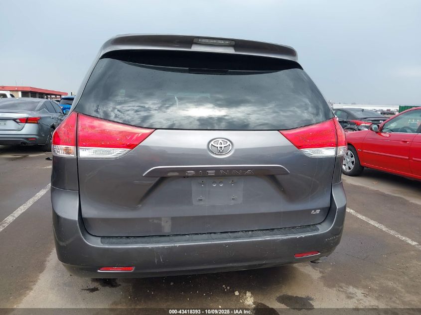 2011 Toyota Sienna Le V6 VIN: 5TDKK3DC4BS115497 Lot: 43418393