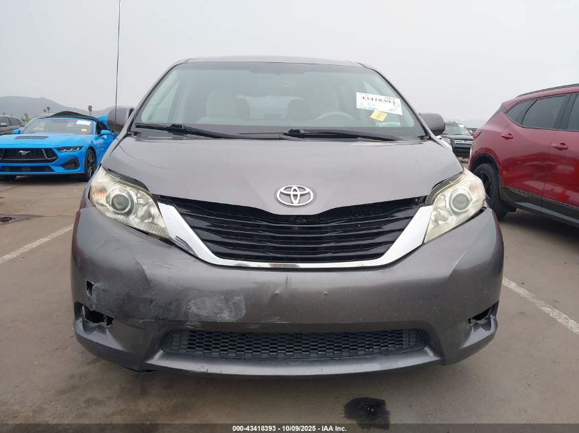 2011 Toyota Sienna Le V6 VIN: 5TDKK3DC4BS115497 Lot: 43418393