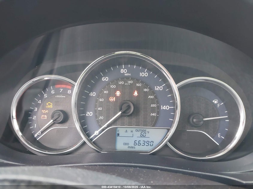 2016 Toyota Corolla Le Plus VIN: 2T1BURHE8GC495727 Lot: 43418410