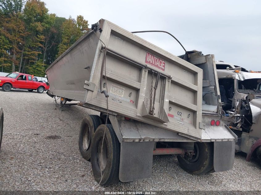 2001 Vantage Dump Trailers Dump Semi Trailer
