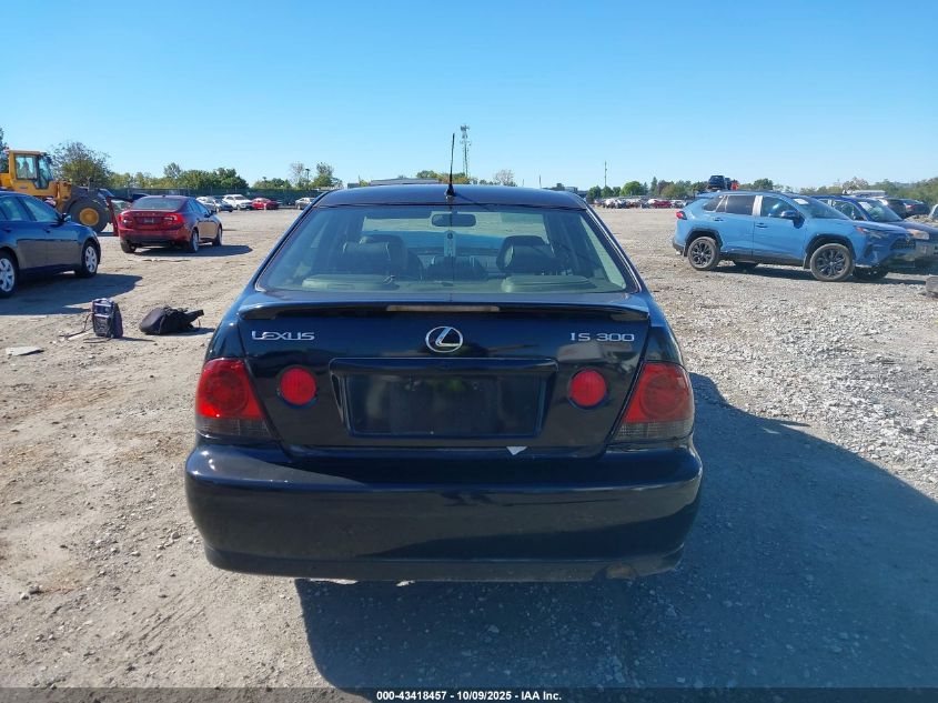 2004 Lexus Is 300 VIN: JTHBD192040085997 Lot: 43418457