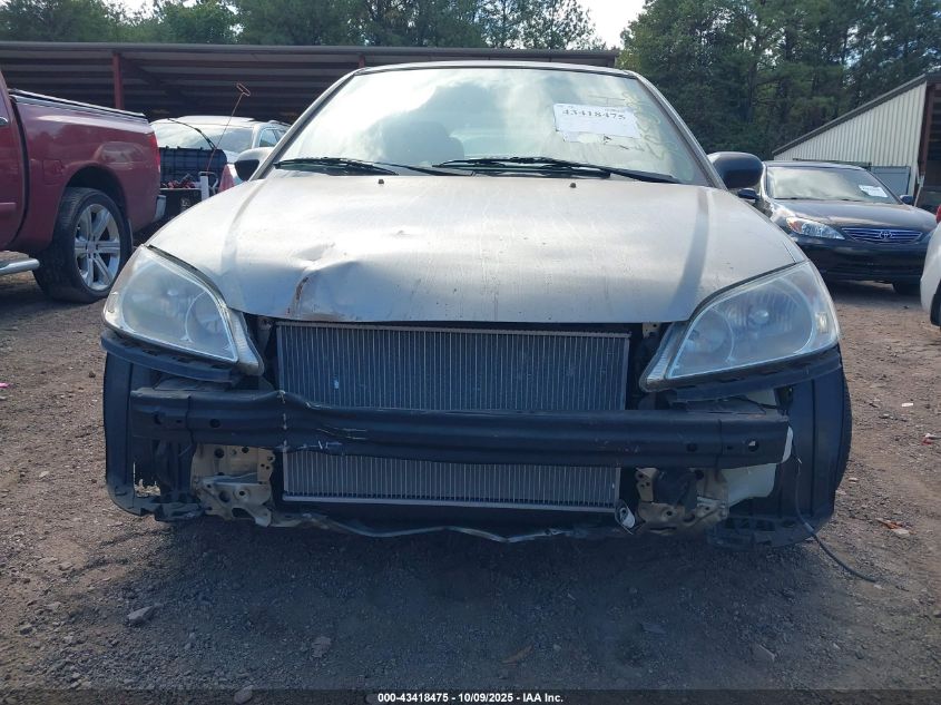 2004 Honda Civic Lx VIN: 2HGES16504H585092 Lot: 43418475