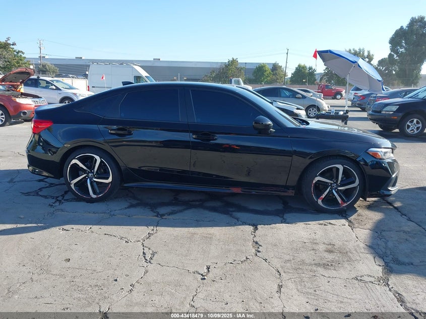 2023 Honda Civic 2.0 Sport Black Lot 111043418479 Vin 2HGFE2F56PH516557