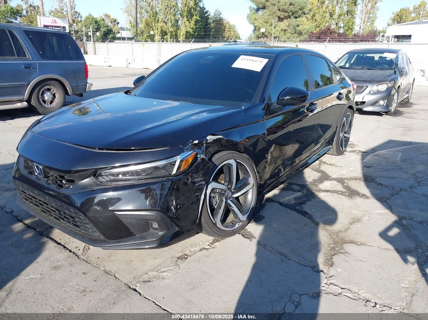 2023 Honda Civic 2.0 Sport Black Lot 111043418479 Vin 2HGFE2F56PH516557