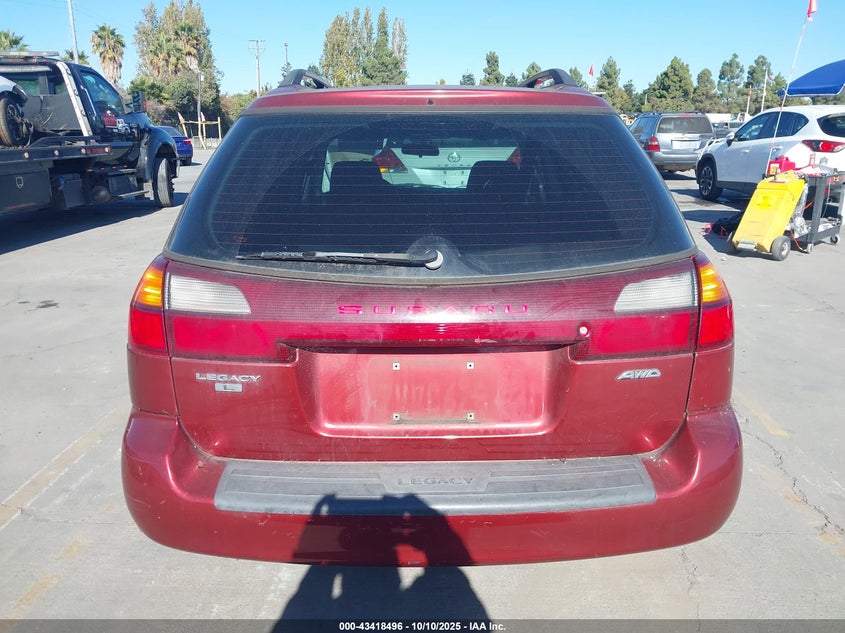 2003 Subaru Legacy L/L W/Special Edition Package VIN: 4S3BH635937308386 Lot: 43418496