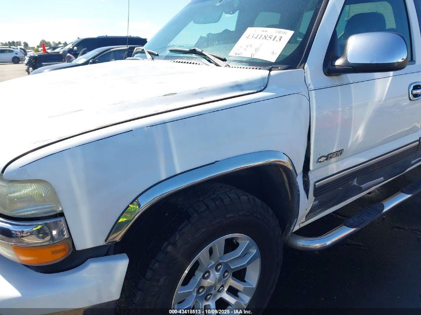 2001 Chevrolet Silverado 1500 Lt VIN: 1GCEK19T41E108564 Lot: 43418513