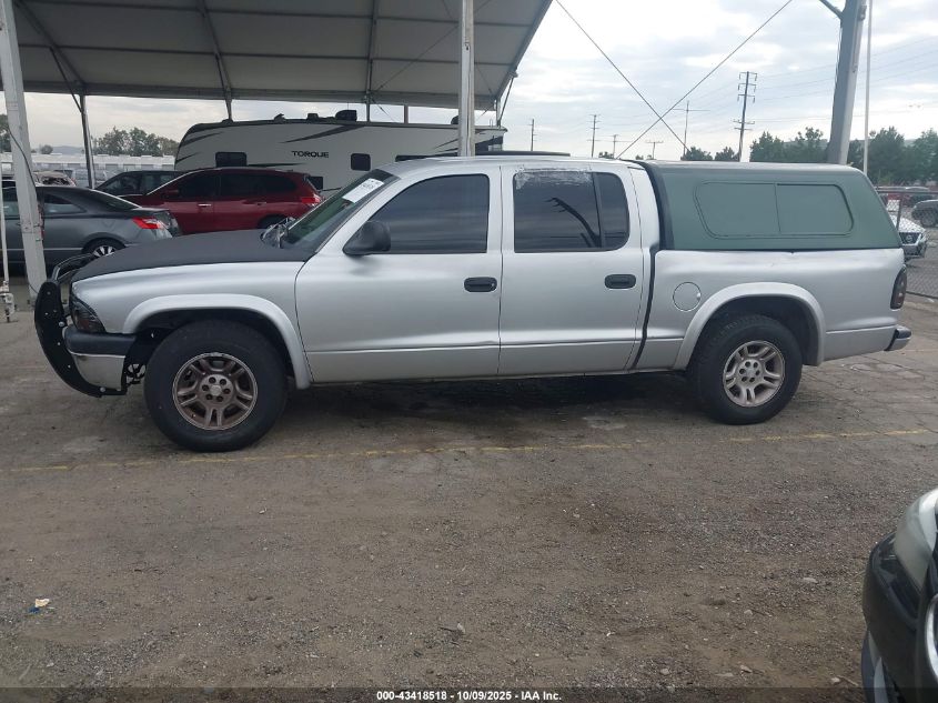 2004 Dodge Dakota Sport/Sxt VIN: 1D7HL38NX4S535266 Lot: 43418518