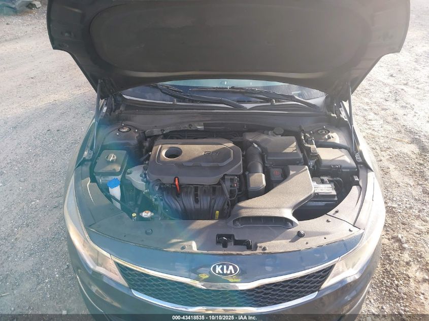 2016 Kia Optima Lx VIN: 5XXGT4L35GG008722 Lot: 43418535