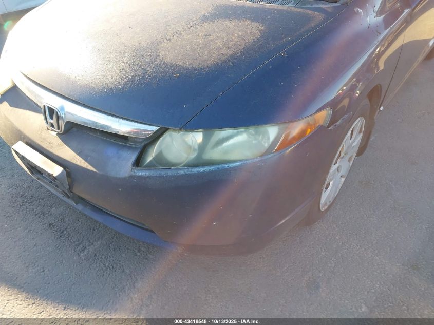 2008 Honda Civic Lx VIN: 1HGFA16548L101120 Lot: 43418548