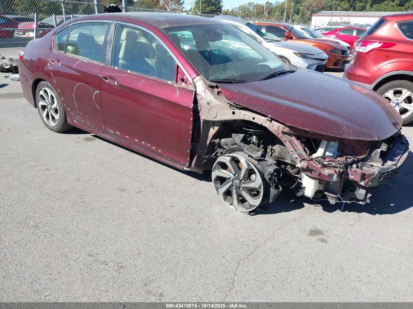 2017 Honda Accord Ex-L VIN: 1HGCR2F93HA082642 Lot: 43418574