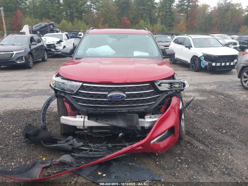 2022 Ford Explorer Xlt VIN: 1FMSK8DH0NGA80668 Lot: 43418578