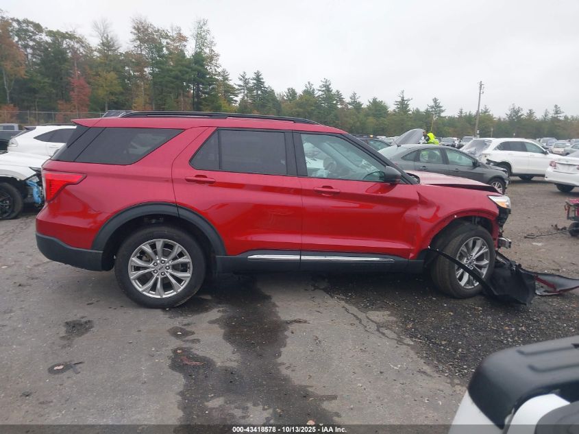 2022 Ford Explorer Xlt VIN: 1FMSK8DH0NGA80668 Lot: 43418578