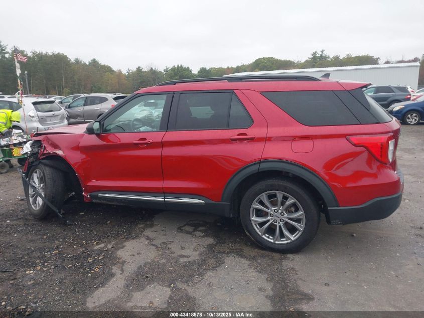 2022 Ford Explorer Xlt VIN: 1FMSK8DH0NGA80668 Lot: 43418578