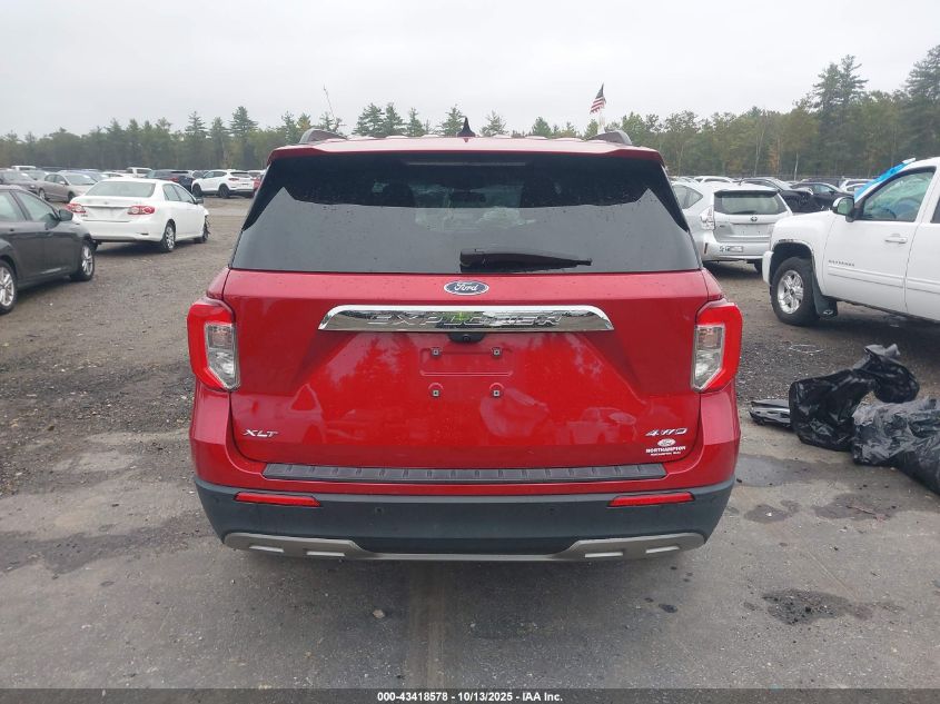 2022 Ford Explorer Xlt VIN: 1FMSK8DH0NGA80668 Lot: 43418578