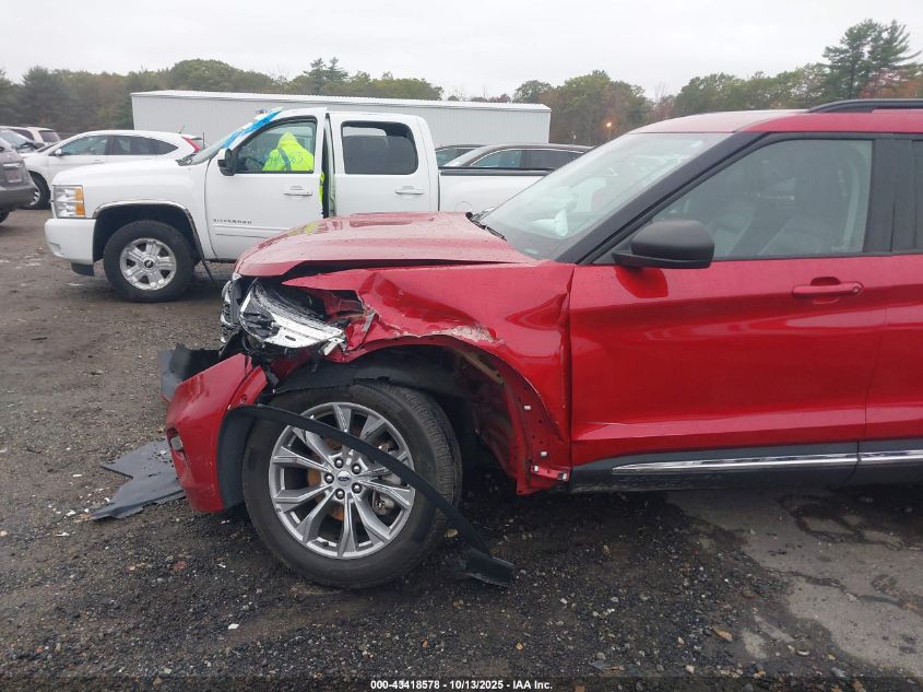 2022 Ford Explorer Xlt VIN: 1FMSK8DH0NGA80668 Lot: 43418578