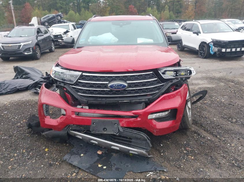 2022 Ford Explorer Xlt VIN: 1FMSK8DH0NGA80668 Lot: 43418578