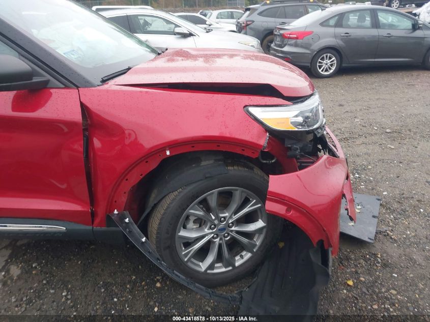 2022 Ford Explorer Xlt VIN: 1FMSK8DH0NGA80668 Lot: 43418578