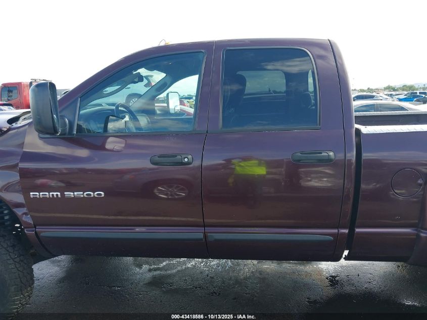 2004 Dodge Ram 3500 Slt/Laramie VIN: 3D7MU48C84G239685 Lot: 43418586