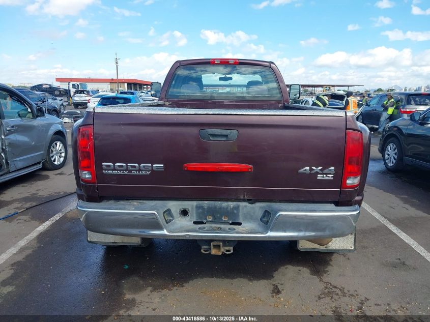 2004 Dodge Ram 3500 Slt/Laramie VIN: 3D7MU48C84G239685 Lot: 43418586