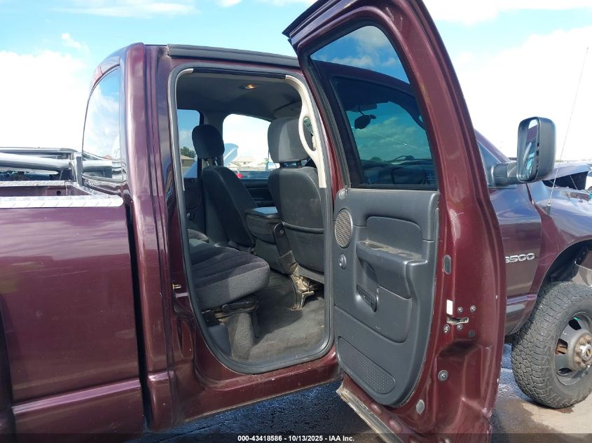 2004 Dodge Ram 3500 Slt/Laramie VIN: 3D7MU48C84G239685 Lot: 43418586